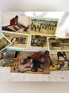 Native Vintage postcards Lot for 9
Not sure of the year